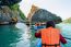 Group Of Tourists On A Kayak