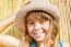 Adorable Little Girl With The Summer Hat