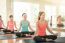 Asian Woman Doing Yoga Indoors