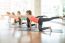 Asian Woman Doing Yoga Indoors