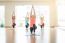 Asian Woman Doing Yoga Indoors