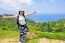 Women Tourist On Viewpoint At Koh Tao