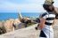 Woman Tourist On Viewpoint At Koh Samui