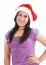 Girl In Santa Claus Hat