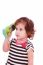 Little Girl With Toy Phone