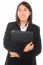 Asian Businesswoman With Documents