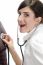 Surprising Doctor With Stethoscope