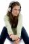 Sitting Female Listening Music