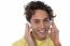 Young Man Listening With Headphones