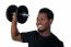 African Man Lifting Dumbbell