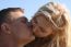 Romantic Young Couples Kissing