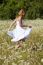 young Woman In Meadow