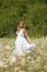 young Woman In Meadow