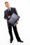 Businessman holding Briefcase