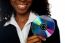 Business Lady Showing CD