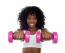 Lady Doing Dumbbell Exercise