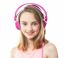 teenage Girl Wearing Pink Headphone