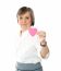 Woman Showing Heart Shaped Paper