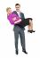 Businessman Carrying His Partner