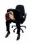 Frustrated Man Sitting On Chair