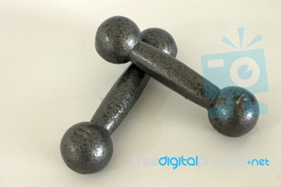 1 Kilo Weights Stock Photo