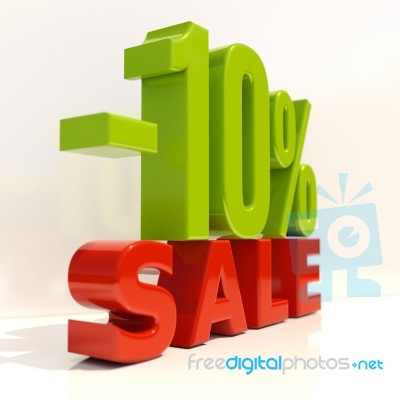 10 Percent Sign Stock Image