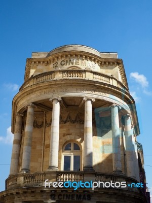 12 Screen Cinema In The Old Theatre Francais Building In Bordeau… Stock Photo