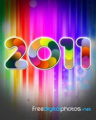 2011 Multicolor Stock Image