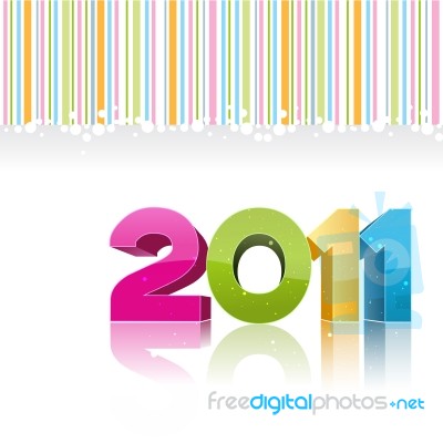 2011 New Year Stock Image