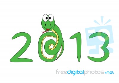 2013 Small Snake Stock Image