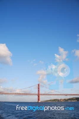 25th April Bridge In Lisbon, Portugal Stock Photo