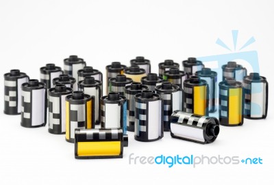 35mm Photographic Film Roll Stock Photo