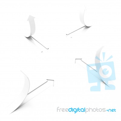 3d Arrow Background Stock Image