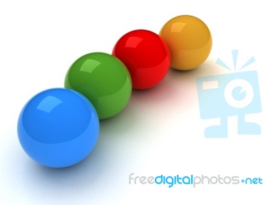 3d Balls Stock Image