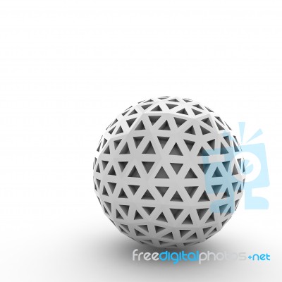 3d Basic Geometric Shapes Stock Image