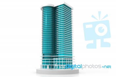 3d Building Stock Image