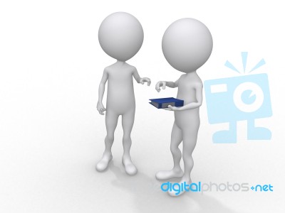 3d Business People Stock Image