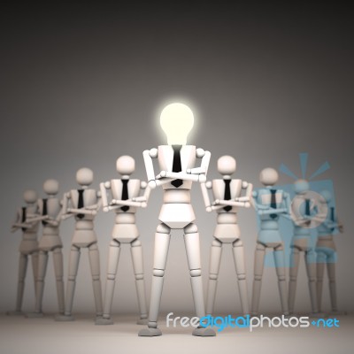 3d Business People Team Stock Image