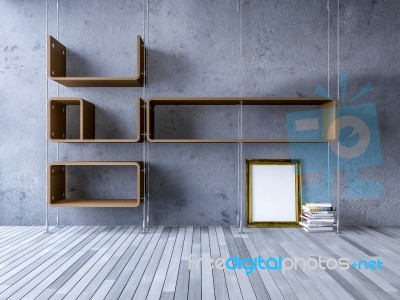 3d Cable Shelf Stock Image