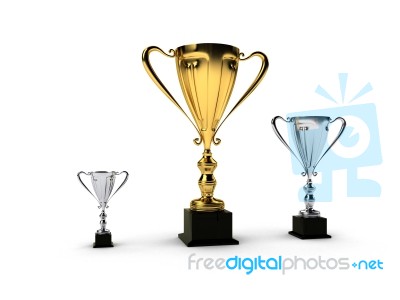 3d Cup Stock Image