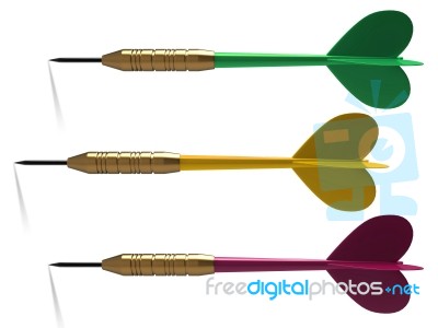 3d Dart Stock Image