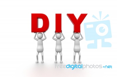 3d DIY Stock Image