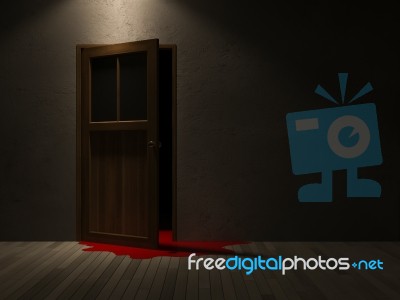 3d Door Stock Image