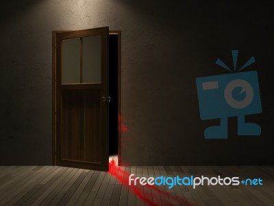 3d Door Stock Image