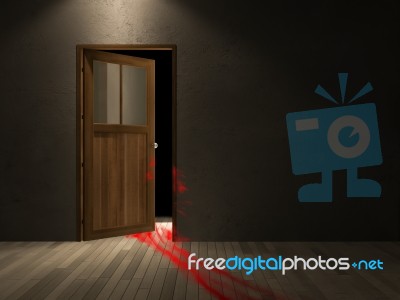 3d Door Stock Image