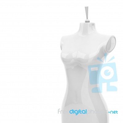 3d Female Fashion Mannequin Stock Image