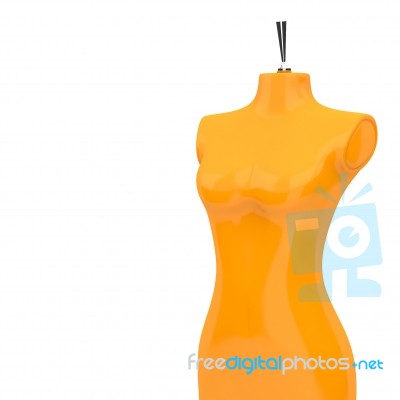 3d Female Fashion Mannequin Stock Image