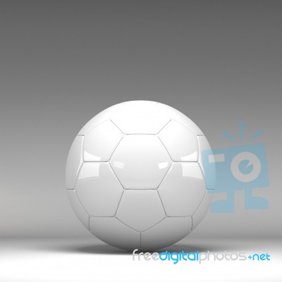 3d Football Isolated On Background Stock Image