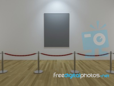 3d Gallery Display Stock Photo