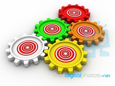 3d Gear Stock Image